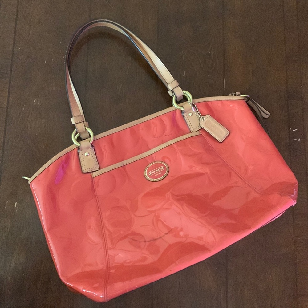 Coach Patent Leather Bag